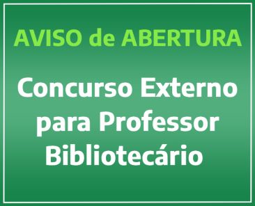 Concurso Externo para Professor Bibliotecário 2026