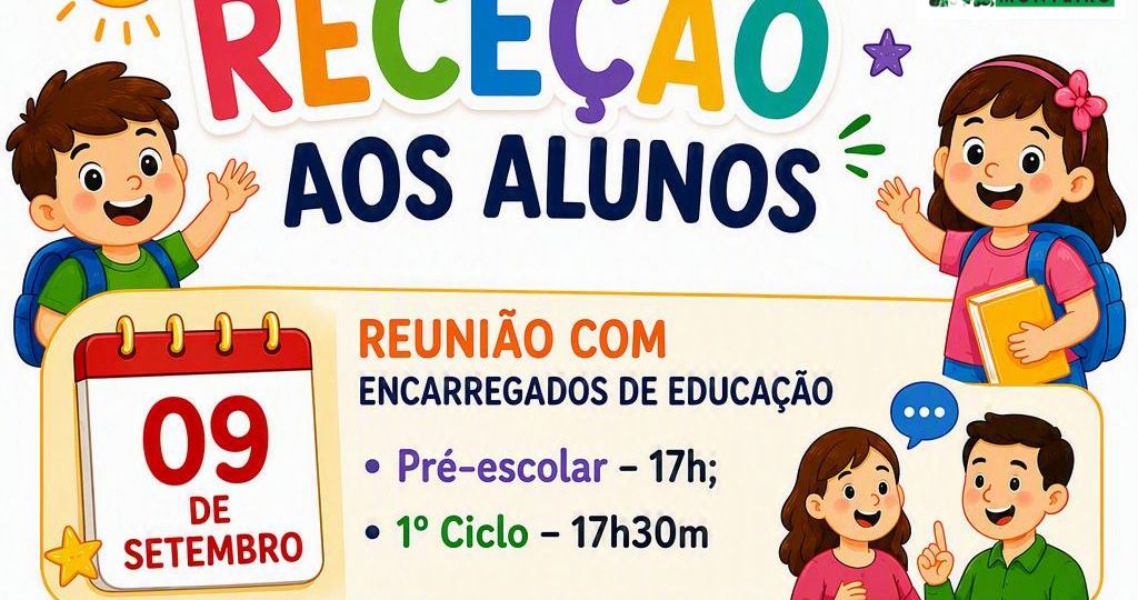 Receção aos alunos pré 1ciclo aelsm